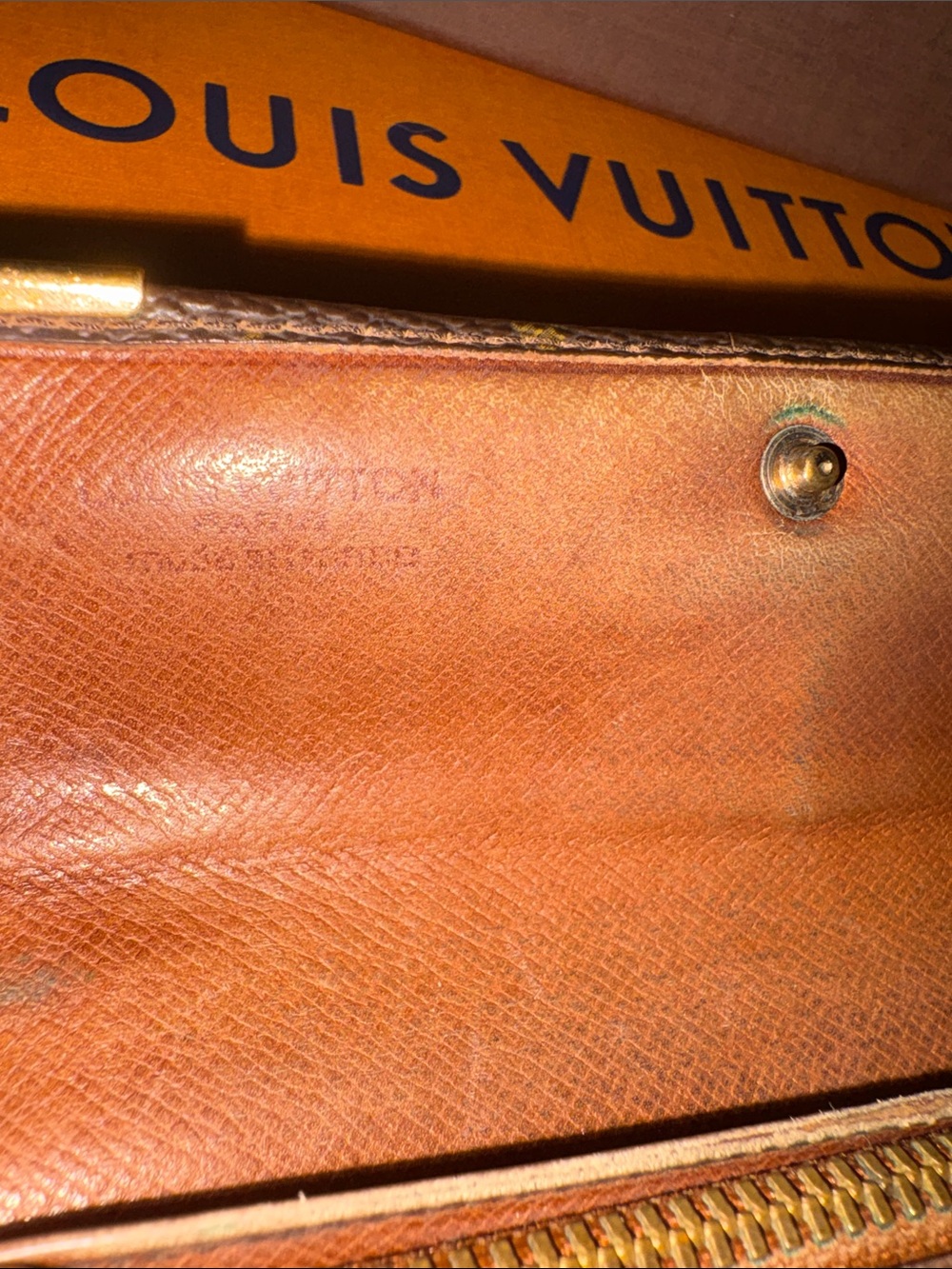 Louis Vuitton Monogram Canvas Compact Wallet - Brown/Gold Accents - Picture 2 of 5